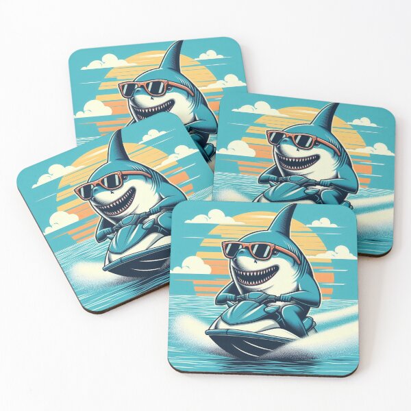 Item preview, Funny shark  designed and sold by Dogandesighn.