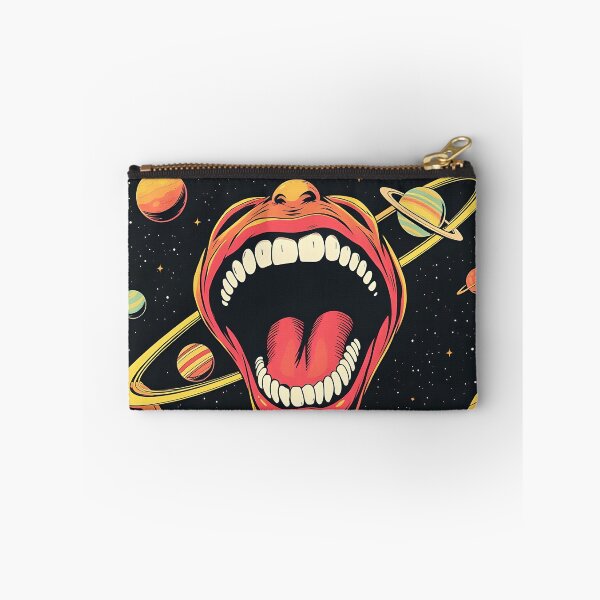 Item preview, Screaming Mouth in Space with Planets Pop Art designed and sold by AbdS07.