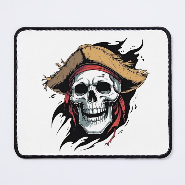 Item preview, Pirate Ghost – Skull with Straw Hat | Urban Skull Design designed and sold by FK Design.