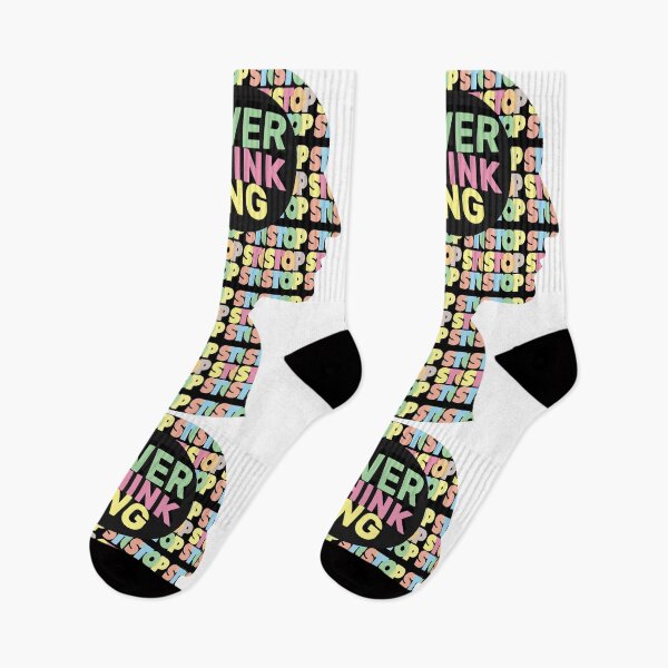 Item preview,  STOP Overthinking –  Mental Clarity and Peace of Mind Motivational Design designed and sold by ArtsyExplorer.