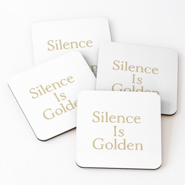 Item preview, Silence Is Golden – Quiet Luxury Tee designed and sold by TONSNAP.