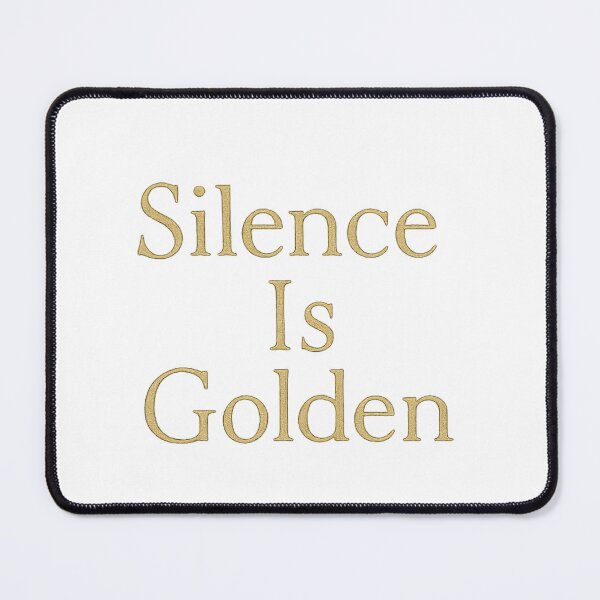 Item preview, Silence Is Golden – Quiet Luxury Tee designed and sold by TONSNAP.