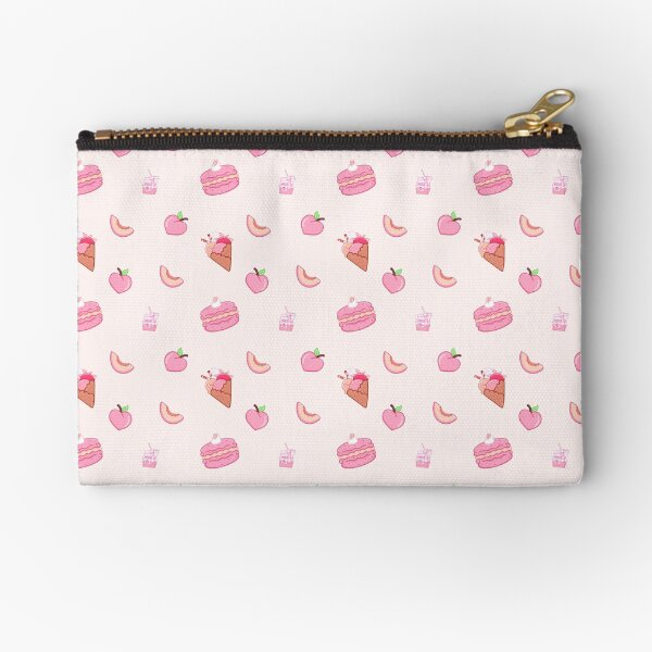 Item preview, Peachy Kawaii Dessert Pattern – Cute Pastel Food Design designed and sold by PixelEphemera.