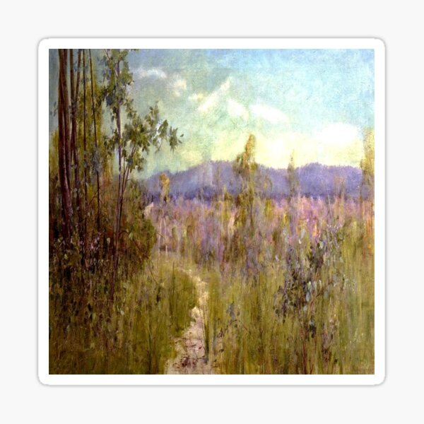 Item preview, Landscape - To the Dandenongs -  Inspired by Jane Sutherland 1888// Public Domain designed and sold by Vernissage-dart.
