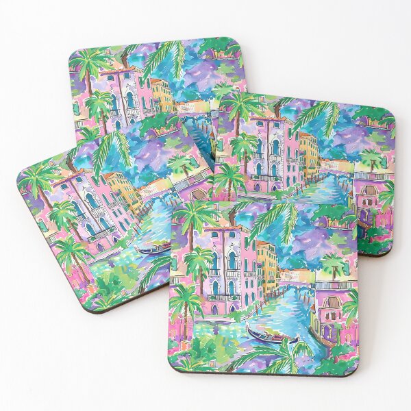 Item preview, Venetian canals watercolor painting designed and sold by SophieClimaArt.