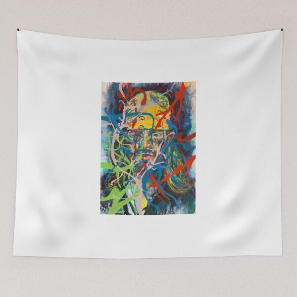 Item preview, DAVID FOSTER WALLACE acrylic portrait designed and sold by lautir.