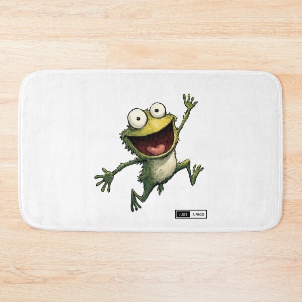 Item preview, Cute cartoon frog - Just a frog art designed and sold by CleanDecor.