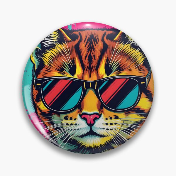Item preview, Cool Cat with Sunglasses Pop Art Style designed and sold by AbdS07.