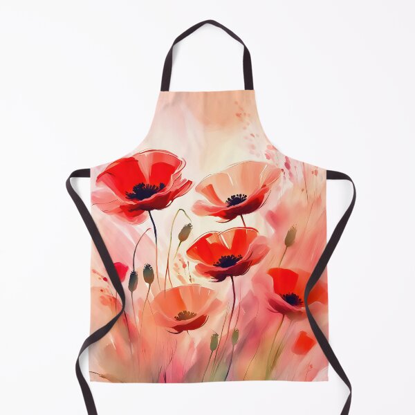 Item preview, Red Poppy Flowers Watercolor Art designed and sold by Lightworker11.