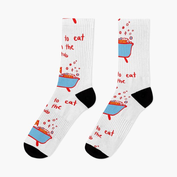 Item preview, Eat pizza in the bathtub designed and sold by OkiDokiDesign.