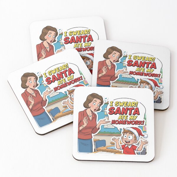 Item preview, Santa ate my homework designed and sold by RaphSainte.