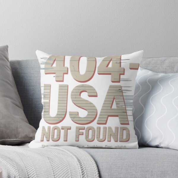 Item preview, "Retro 404 – Lost America | Vintage Glitch Poster Design" designed and sold by Fruzbt.