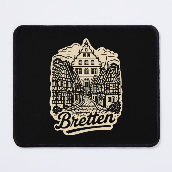 Item preview, Bretten old town medieval skyline designed and sold by Boogosh.