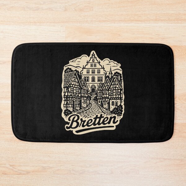 Item preview, Bretten old town medieval skyline designed and sold by Boogosh.