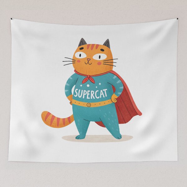 Item preview, Super Purr: Hero of the Couch designed and sold by SibMa.