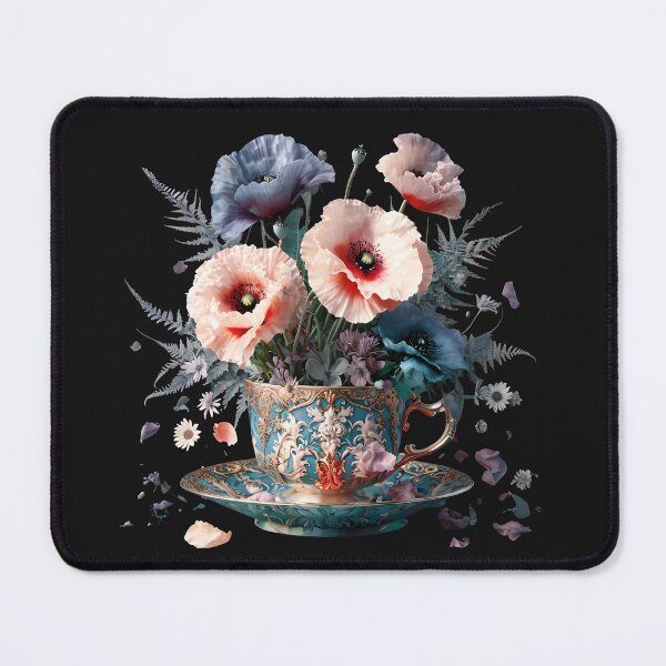 Item preview, Ornate Teacup filled with a vibrant floral arrangement designed and sold by Bellaleo21.