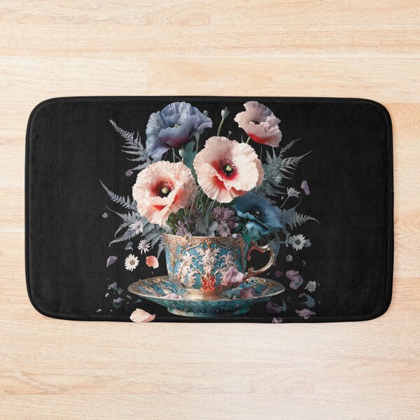 Item preview, Ornate Teacup filled with a vibrant floral arrangement designed and sold by Bellaleo21.