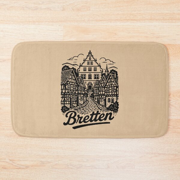 Item preview, Kraichgau silhouette – Bretten illustration designed and sold by Boogosh.