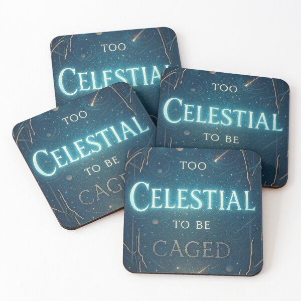 Item preview, Too Celestial to be Caged designed and sold by MidnightMoodCo.