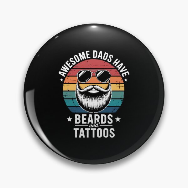 Item preview, Awesome Dads Have Beards and Tattoos Funny designed and sold by Sea4Adventures.