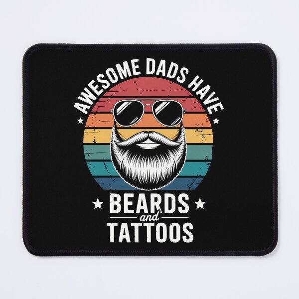 Item preview, Awesome Dads Have Beards and Tattoos Funny designed and sold by Sea4Adventures.