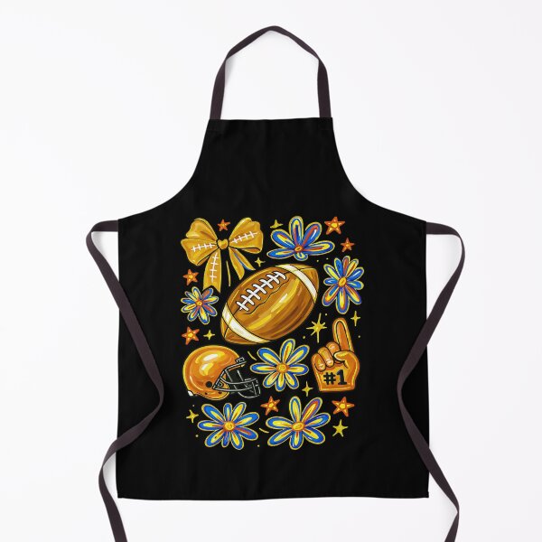 Item preview, Football Coquette Bow Yallow Football & Flower Fall designed and sold by BornBorn.