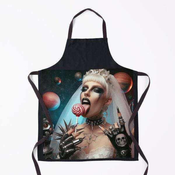 Item preview, Punk Bride Spiked Lollipop designed and sold by Voodoo Store Paranormal Collections.