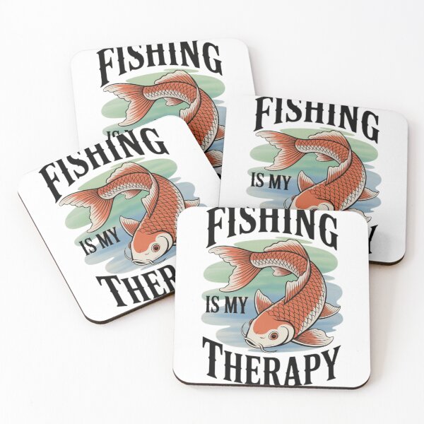 Item preview, Fishing is my therapy designed and sold by YHCreatives.