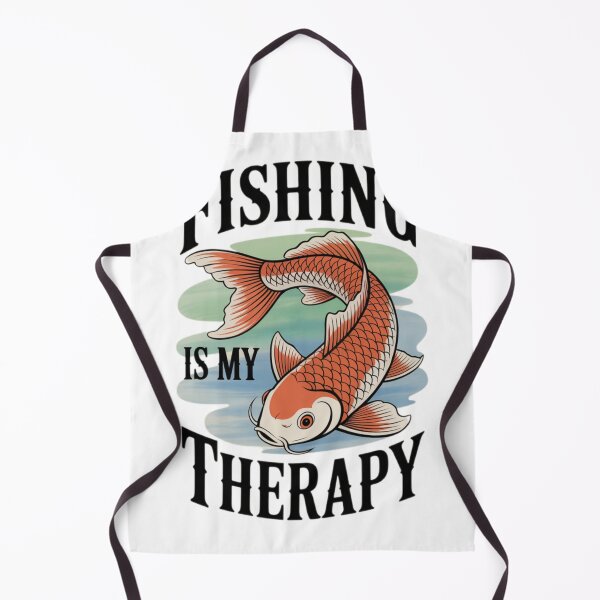 Item preview, Fishing is my therapy designed and sold by YHCreatives.