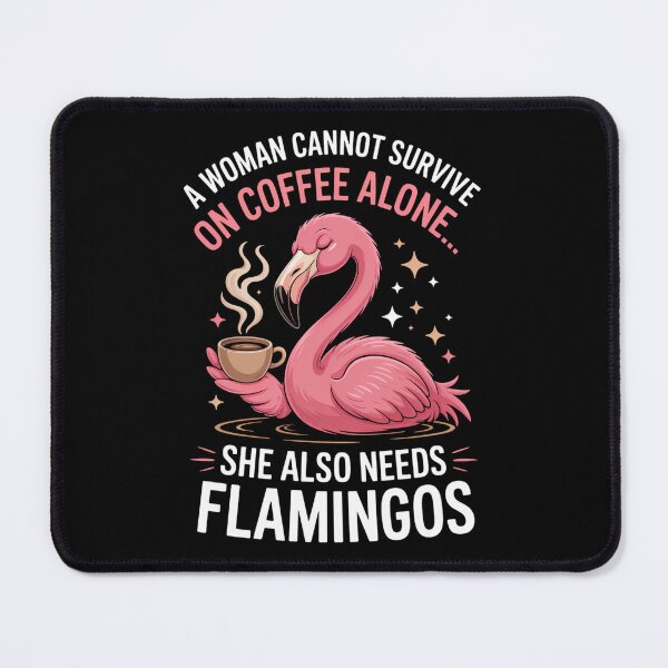 Item preview, Coffee Lovers Flamingo Cute Funny designed and sold by Sea4Adventures.