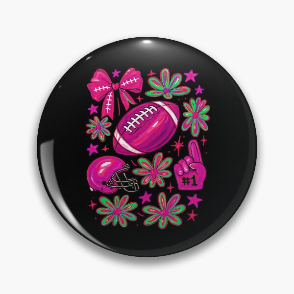 Item preview, Football Coquette Bow Pink Football Fall designed and sold by BornBorn.