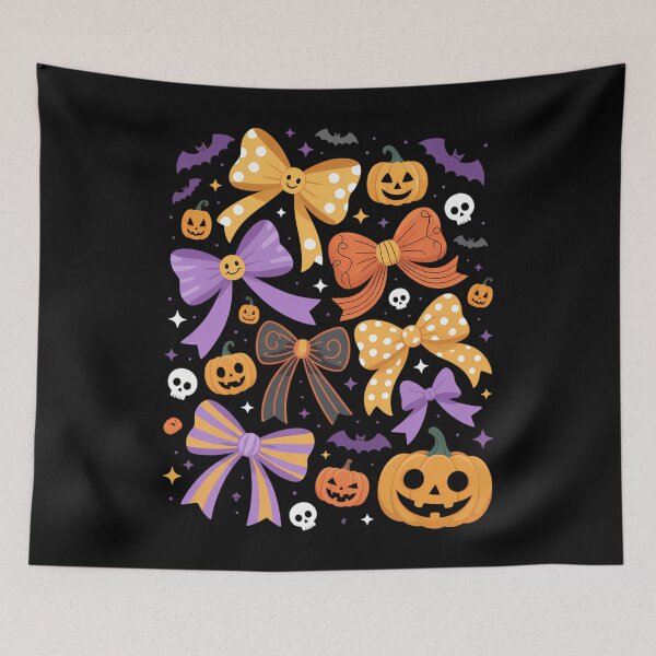 Item preview, Coquette Bow Pumpkin Halloween Cute Aesthetic designed and sold by Sea4Adventures.
