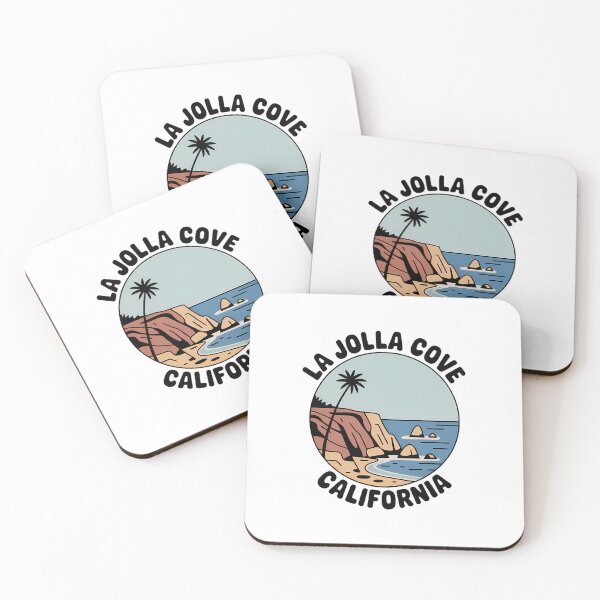 Item preview, La Jolla Cove California Minimalist Circle Sticker designed and sold by Horizon Tales.