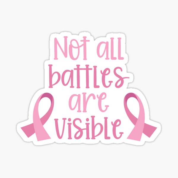 Item preview, No todas las batallas son visibles Diseño de concientización sobre el cáncer de mama designed and sold by MINSET WEAR ® – Born from Mindset, Built on Discipline..
