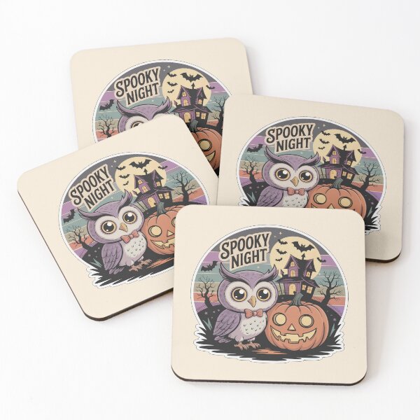 Item preview, Spooky Retro Halloween Owl – Vintage Pumpkin Night Sticker designed and sold by Nuist25.