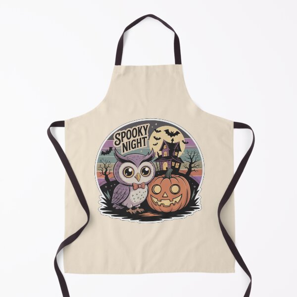 Item preview, Spooky Retro Halloween Owl – Vintage Pumpkin Night Sticker designed and sold by Nuist25.