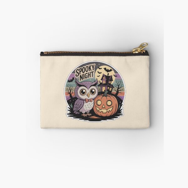 Item preview, Spooky Retro Halloween Owl – Vintage Pumpkin Night Sticker designed and sold by Nuist25.