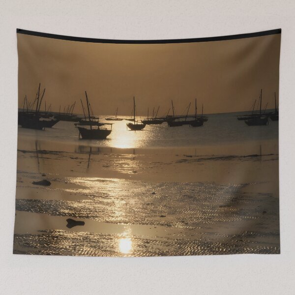 Item preview, zanzibar beach sunset designed and sold by Uglyandcute.