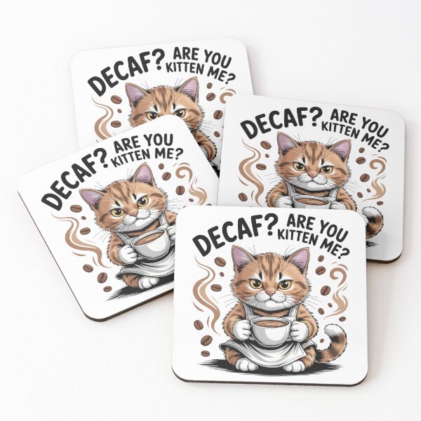 Item preview, Grumpy Barista Cat designed and sold by BrodatyKevin.