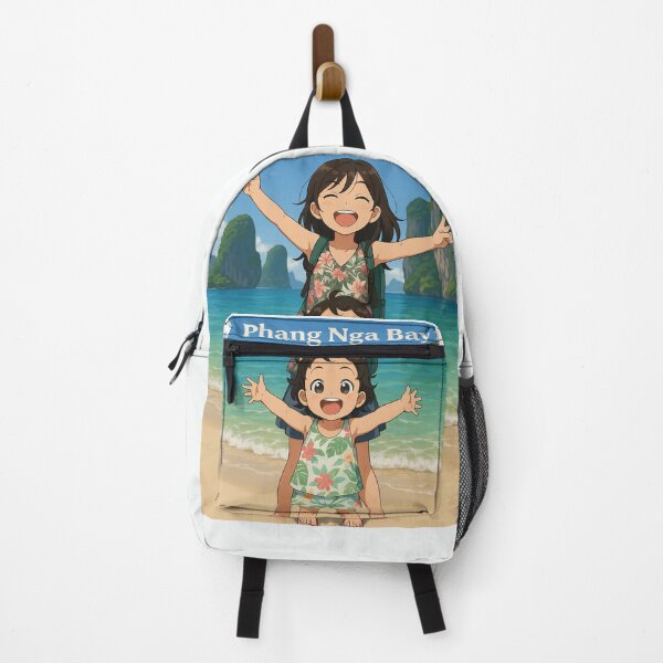 Item preview, Phang Nga Bay Thailand | Anime Kids at the Beach designed and sold by konthai.familyart.