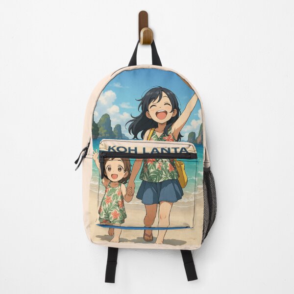 Item preview, Koh Lanta Thailand | Cute Anime Sisters on Vacation designed and sold by konthai.familyart.