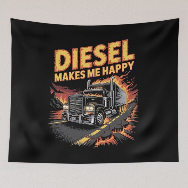Item preview, Diesel makes me happy - American truckers - American truck yeah - Road warrior - Trucking and chucklin - Trucking compagny - Highway king - Diesel dreams - Road beast - Truck yeah designed and sold by JansenGS.