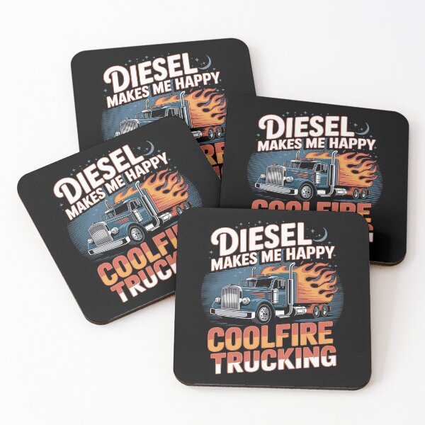 Item preview, Diesel makes me happy - Highway truck - Keep trucking - Chrome dreams - Asphalt cowboy - Truck stop - Truck driver - American trucking designed and sold by JansenGS.