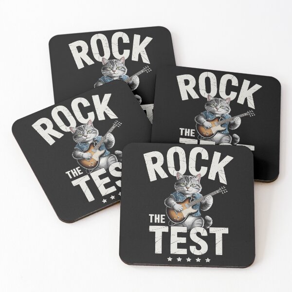 Item preview, Rock The Test Teacher Test Day Cat Lover State Testing designed and sold by BakeryDozen.