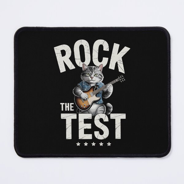 Item preview, Rock The Test Teacher Test Day Cat Lover State Testing designed and sold by BakeryDozen.