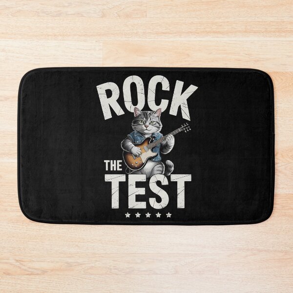 Item preview, Rock The Test Teacher Test Day Cat Lover State Testing designed and sold by BakeryDozen.