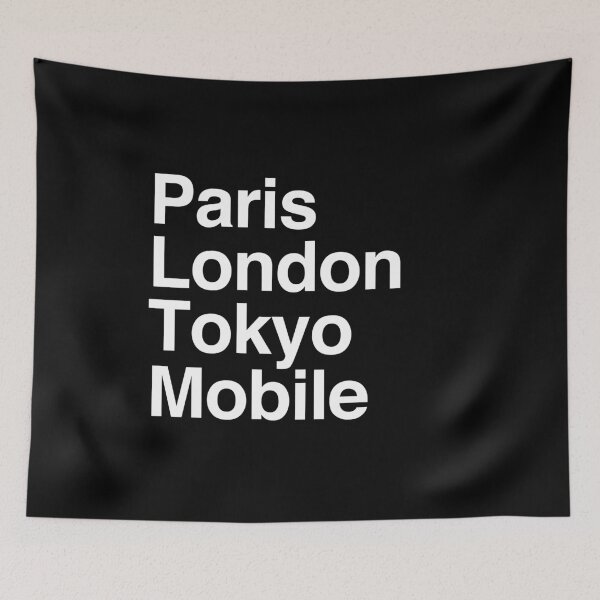 Item preview, Paris London Tokyo Mobile designed and sold by Custom365.