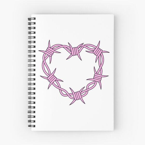 Item preview, Traditional Tattoo Style Pink Barbed Wire Heart designed and sold by Coffee First Co..