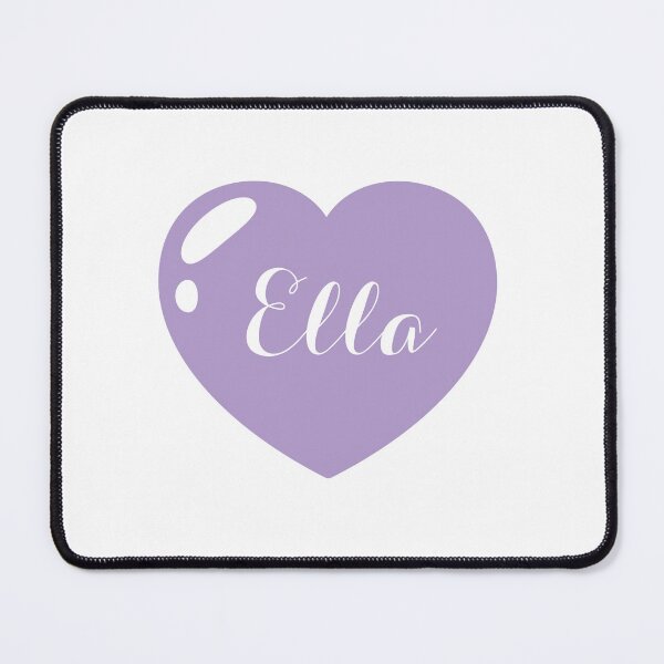 Item preview, Ella Name with purple Heart designed and sold by Monika Howarth.