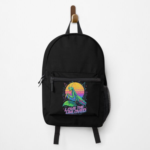Item preview, Love The Unloved Praying Mantis Retro Vaporwave designed and sold by TomFrontierArt.